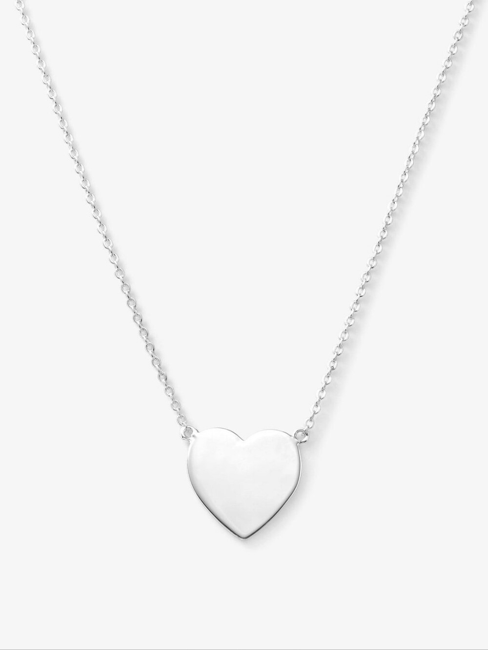 🌟 Melinda Maria You Have My Heart Necklace 15" Silver NEW - FIRM